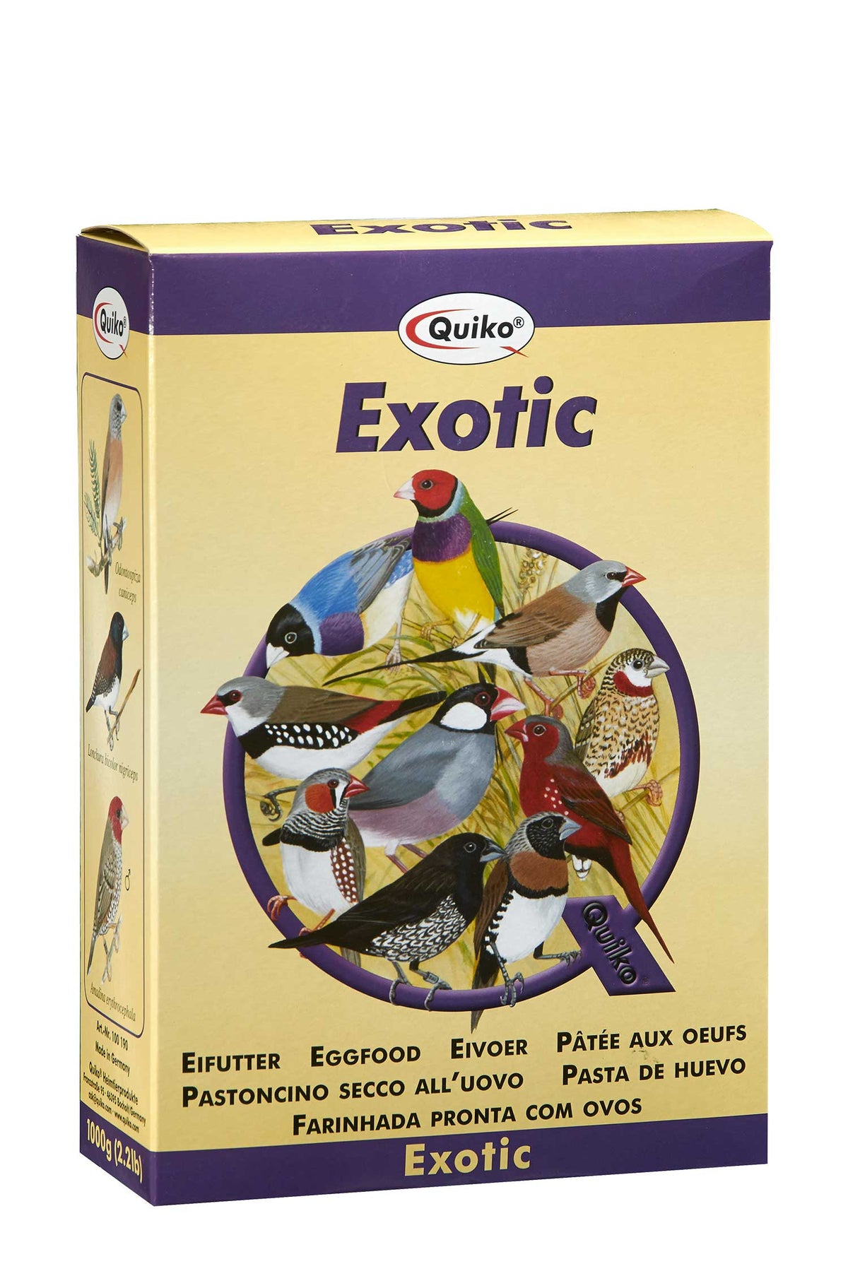 Quiko® Exotic-Egg food for tropical birds and exotic finches.
