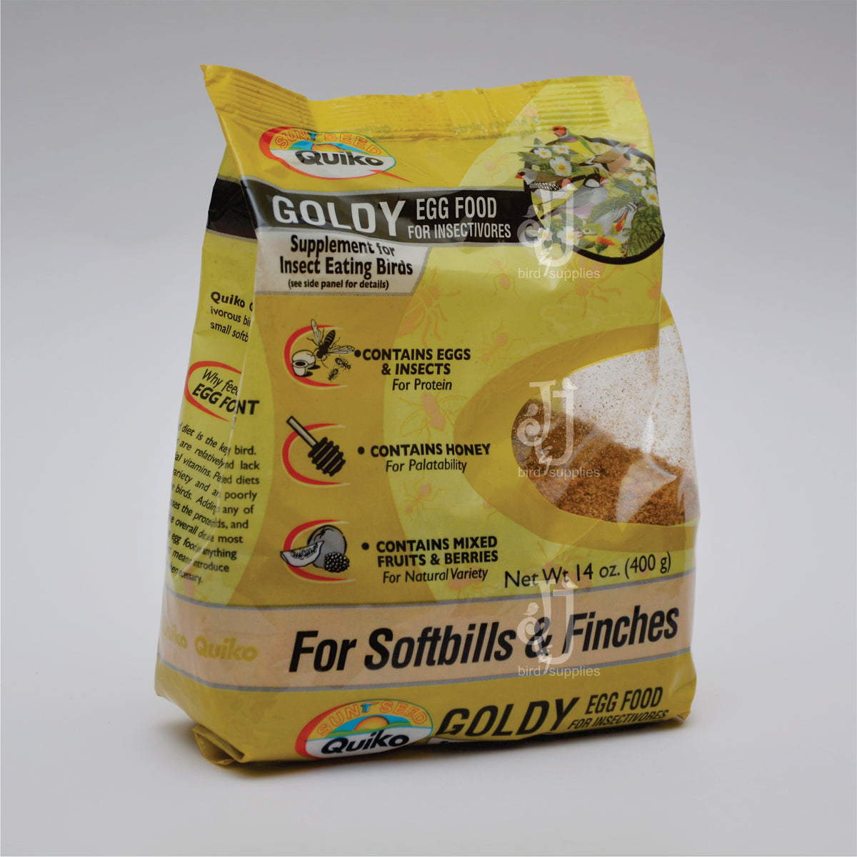 Quiko Goldy Egg Food for Softbills and Finches. 400g