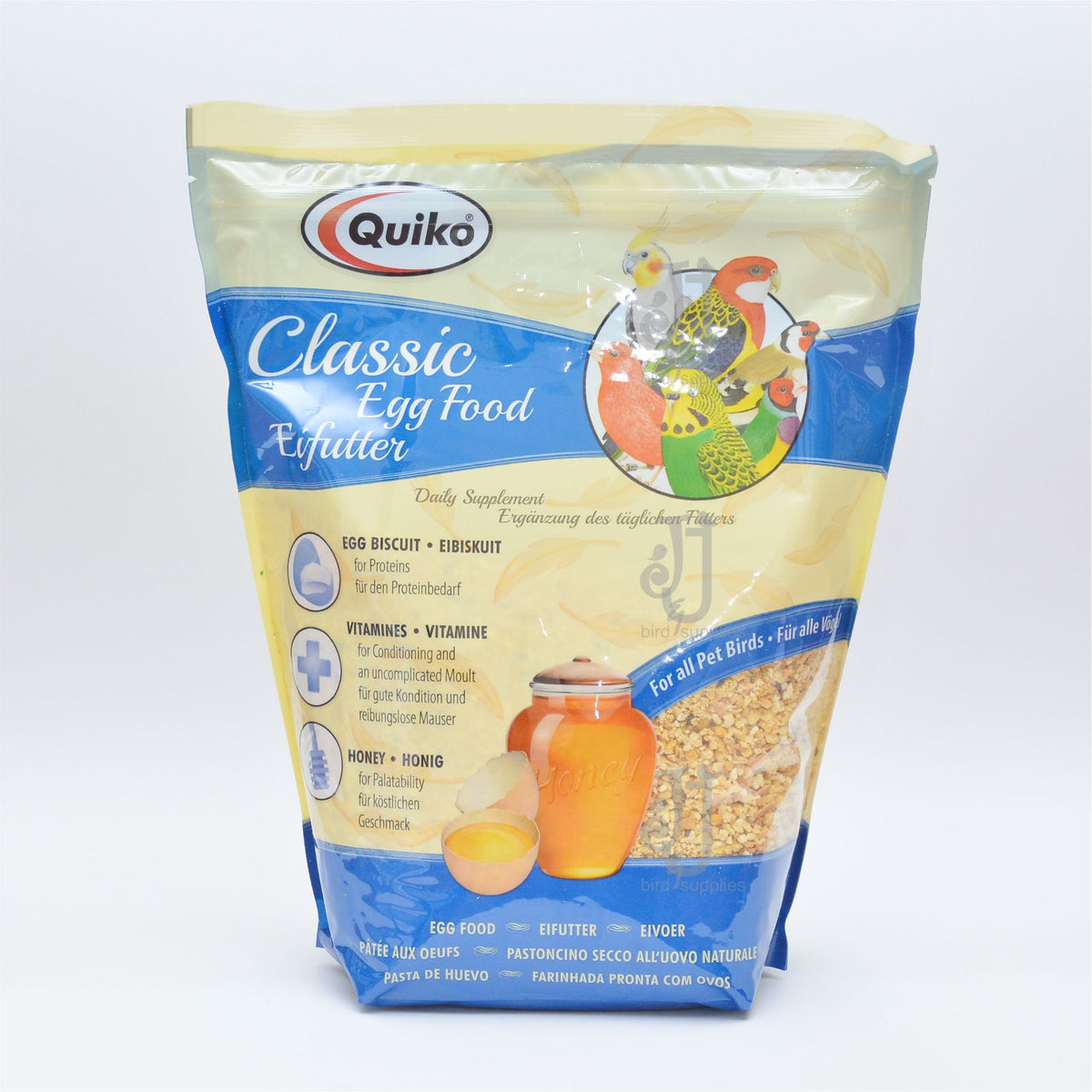 Quiko Classic – Egg food, Conditioning and Rearing Feed for all Ornamental Bird Species 1kg