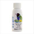 SCATT. Drop on treatment for scaly face (Knemidocoptes spp.) and air sac mite (Sternostoma spp.) in ornamental birds.