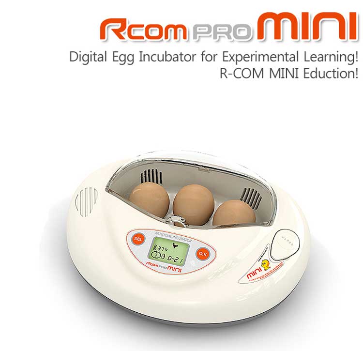 Rcom Pro Mini Incubator with 7 eggs tray